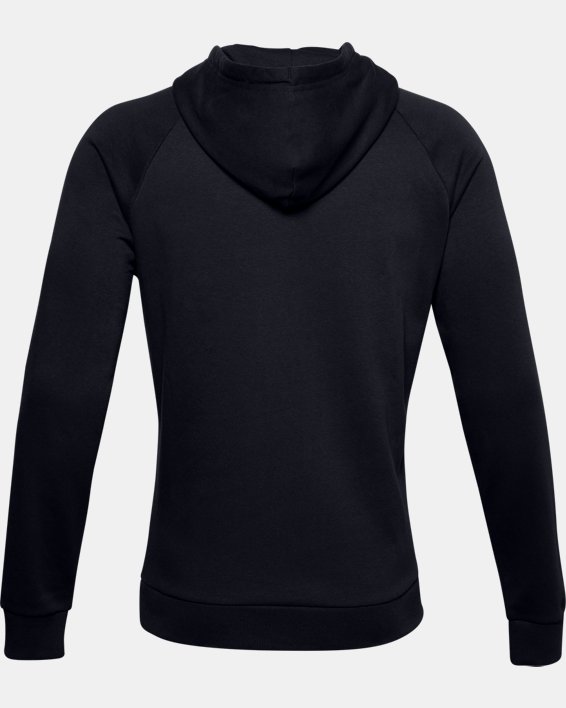 เสื้อฮู้ด UA Rival Fleece Big Logo สำหรับผู้ชาย, Black, pdpMainDesktop image number 5